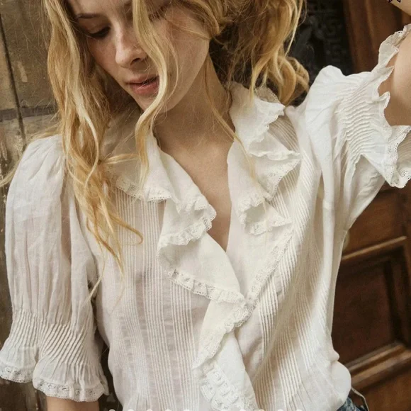 DOEN HENRI TOP IN SALT - Picture 1 of 9